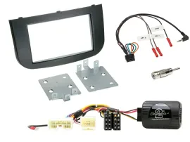 Einbauset Lenkradadapter Doppel DIN Autoradio für Mitsubishi Colt 2008-2020