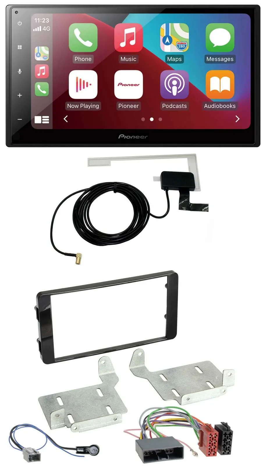 Автомагнитола для Mitsubishi ASX (с 2015) Pioneer 2-DIN, USB, Bluetooth, DAB, MP3