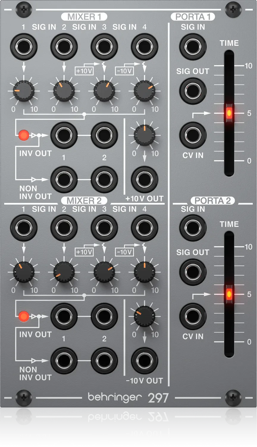 Модульный студийный синтезатор Behringer 297 Dual Portamento Controller