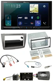 Pioneer Lenkrad Bluetooth USB 2DIN DAB Autoradio für Alfa Romeo Mito 2014-2018 s
