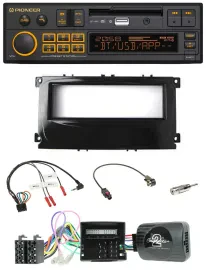 Pioneer DAB Lenkrad USB Bluetooth Autoradio für Ford Mondeo S-Max Can-Bus 07-14