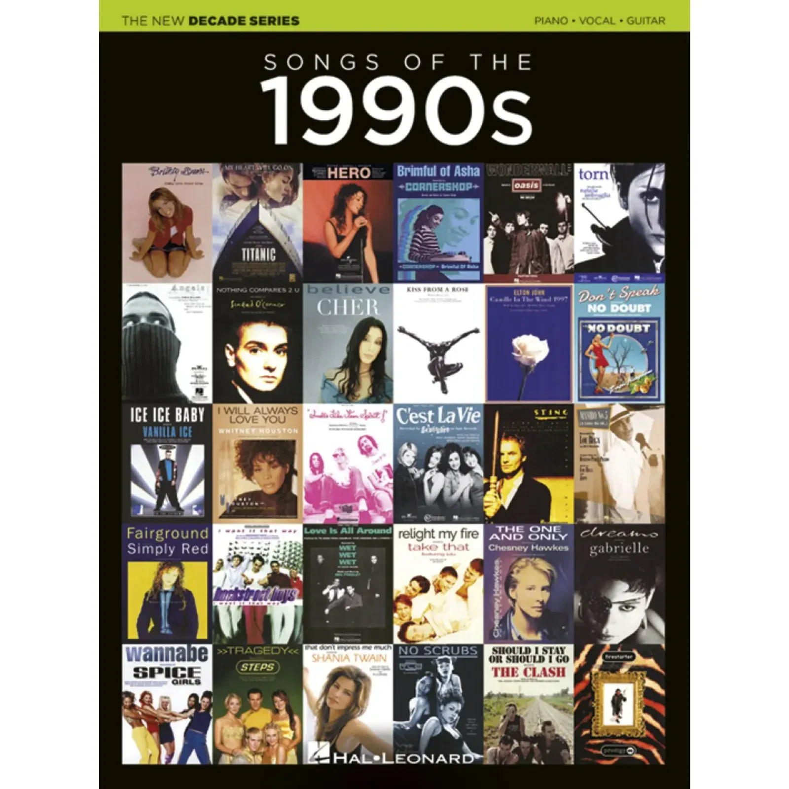 Сборник песен Hal Leonard The New Decade Series: Songs of the 1990s