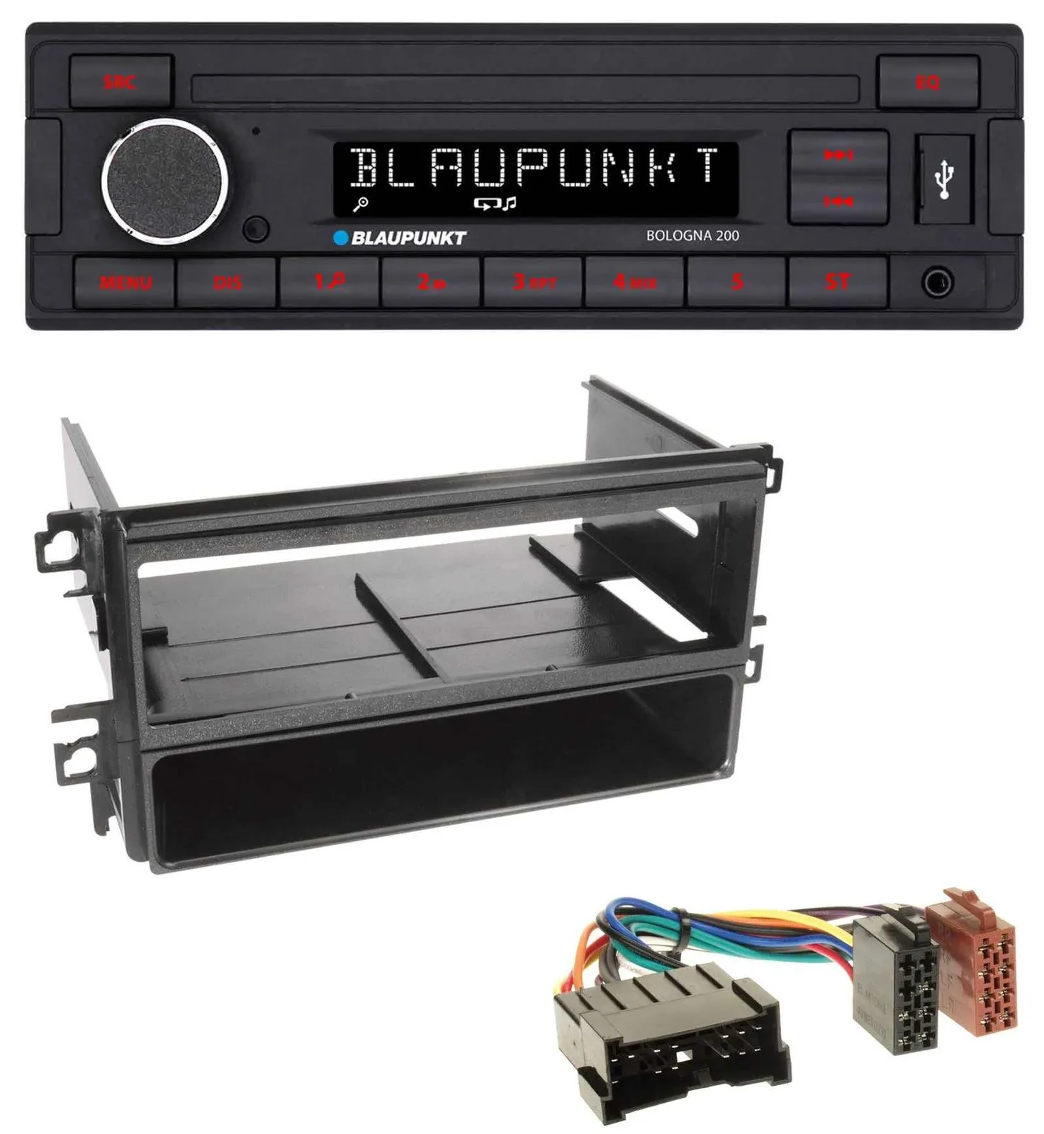 Blaupunkt MP3 AUX USB 1DIN Autoradio für Hyundai Santa Fe Sonata bis 05