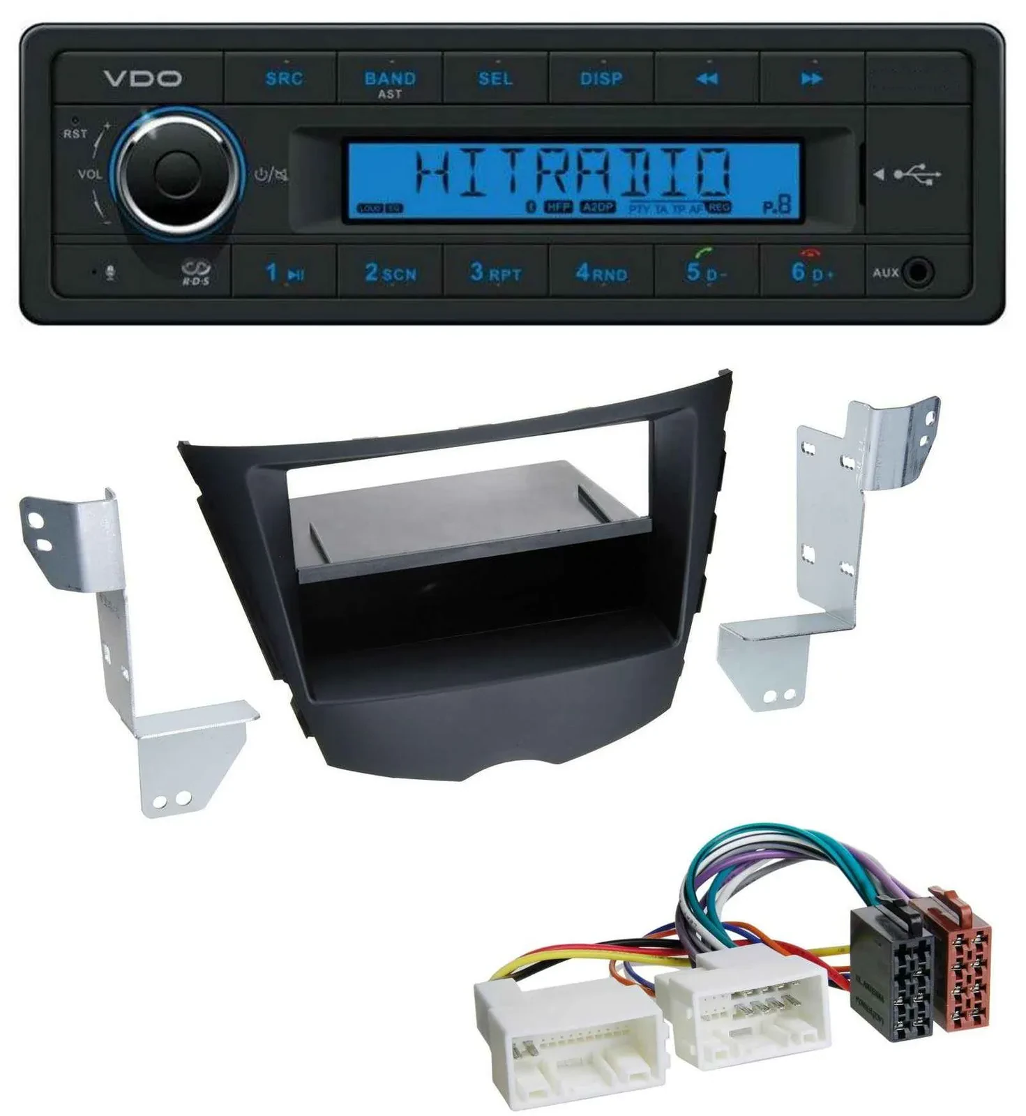 VDO AUX Bluetooth USB MP3 Autoradio für Hyundai Veloster (ab 2011)