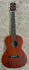Luna Model UKE MOT PACK Mo'o Lizard Tenor Size Ukulele with Chord Chart and Bag