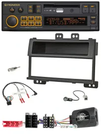 Автомагнитола для Hyundai i20 Pioneer DAB, USB, Bluetooth, ISO, черная (2009–2011)