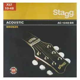 Струны для акустической гитары Stagg AC-1048-BR 10-48