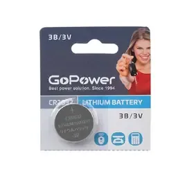 Элемент питания GoPower CR2032 Lithium