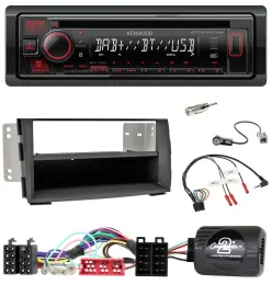 Kenwood Lenkrad CD USB Bluetooth DAB Autoradio für Kia Venga (2010-2019)