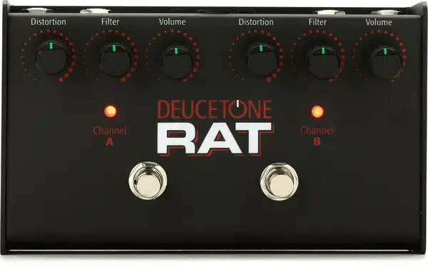 Педаль эффектов для электрогитары ProCo Deucetone Rat Distortion