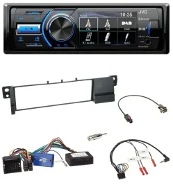JVC Bluetooth Lenkrad USB DAB Autoradio für BMW 3er E46 01-07 schwarz