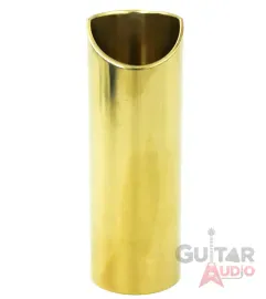 The Rock Slide, Joey Landreth Guitar Slide, Polished Brass