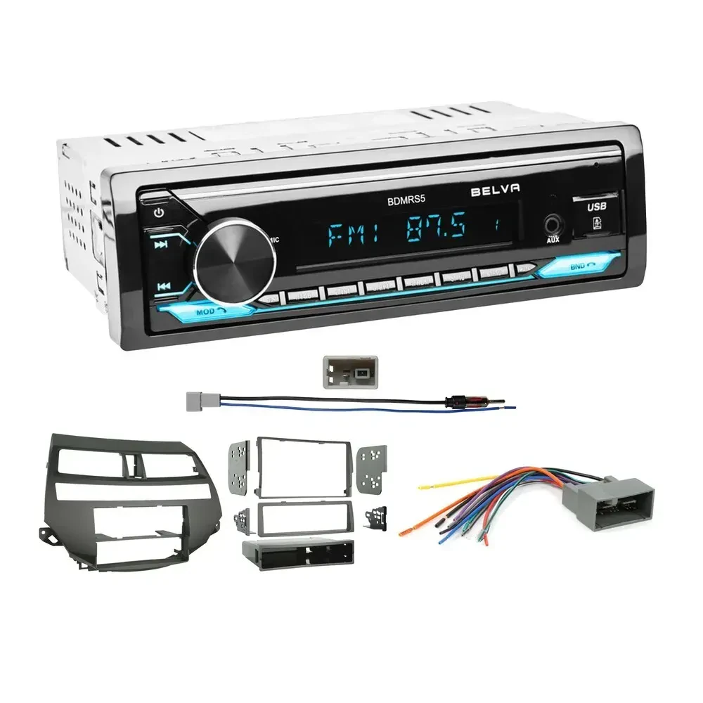 Установочный комплект для автомагнитолы Belva BDMRS5 Single DIN для Honda Civic 2008–2012 (без штатного усилителя)