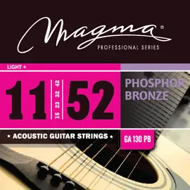 Струны для акустической гитары Magma Strings GA130PB