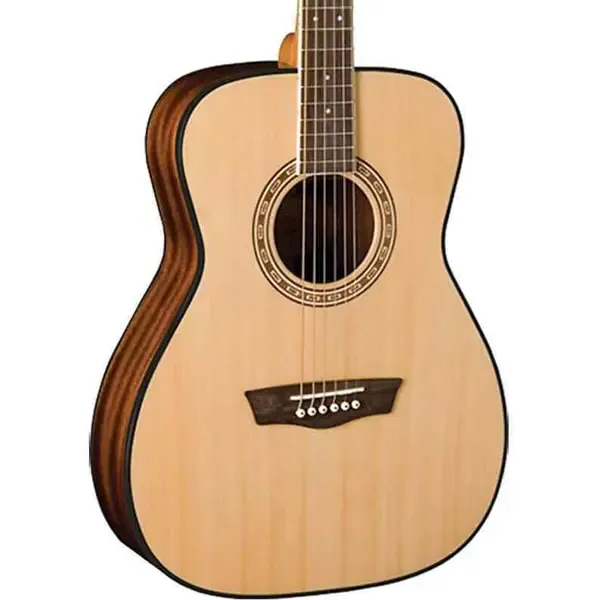 Акустическая гитара Washburn AF5K Folk Spruce Top Natural w/Hard Case