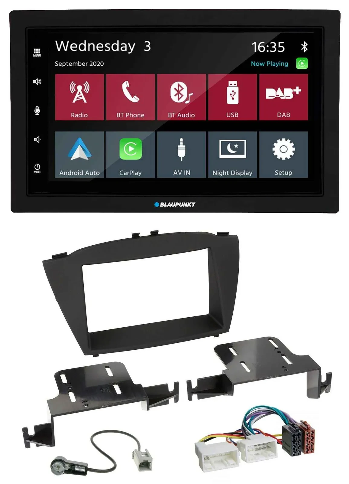 Blaupunkt DAB Bluetooth USB MP3 2DIN Autoradio für Hyundai ix35 (ab 2013)