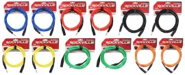 Коммутационный кабель Rockville RCXMB10 Multicolor 3 м (12 штук)