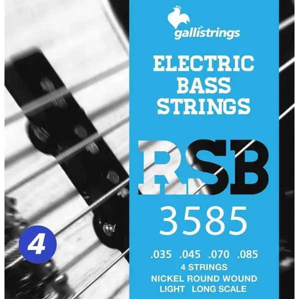 Струны для бас-гитары Galli Strings RSB3585 Long Scale Light 35-85
