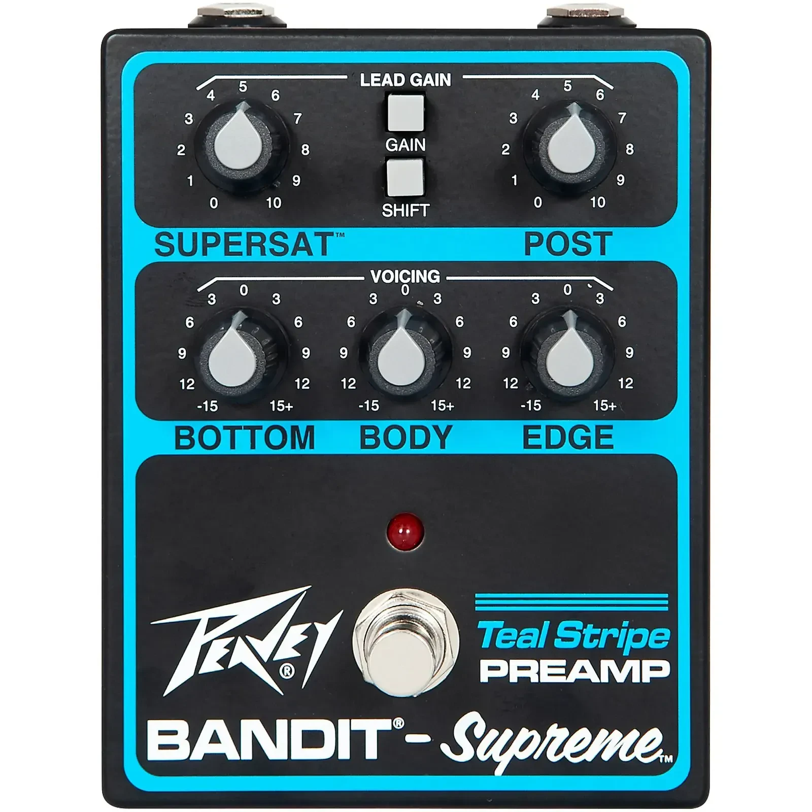 Напольный предусилитель для электрогитары Peavey Bandit Supreme Teal Stripe Preamp