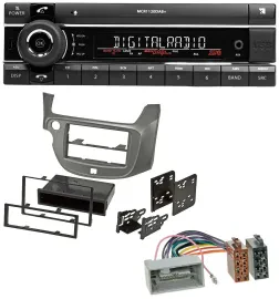 Kienzle Bluetooth MP3 USB DAB Autoradio für Honda Jazz (ab 2009) - silber