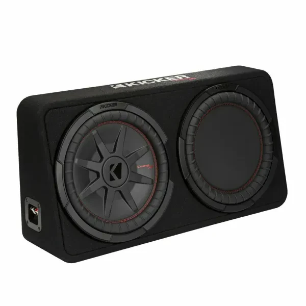 Kicker 48TCWRT122 500W RMS CompRT Single 12" Sealed Loaded Subwoofer Enclosure