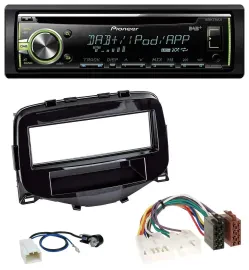 Автомагнитола для Toyota Aygo (2014–2021) Pioneer DAB, USB, MP3, AUX, CD