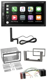 Автомагнитола для Iveco Daily (2006–2014) Pioneer 2 DIN USB Bluetooth DAB MP3 серебристая