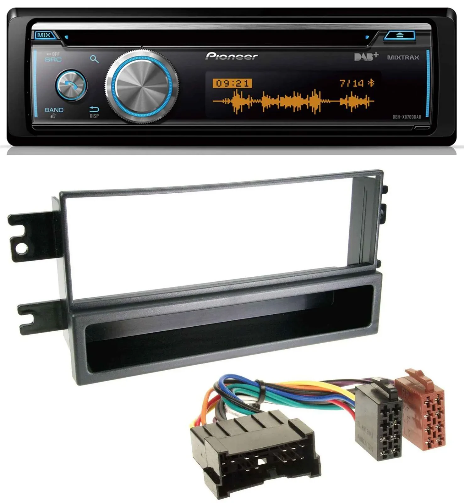 Pioneer MP3 DAB USB CD Bluetooth Autoradio für Kia Cerato (bis 2007)