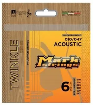 Струны для акустической гитары Markbass Twinkle Series Phosphor Bronze 10-47