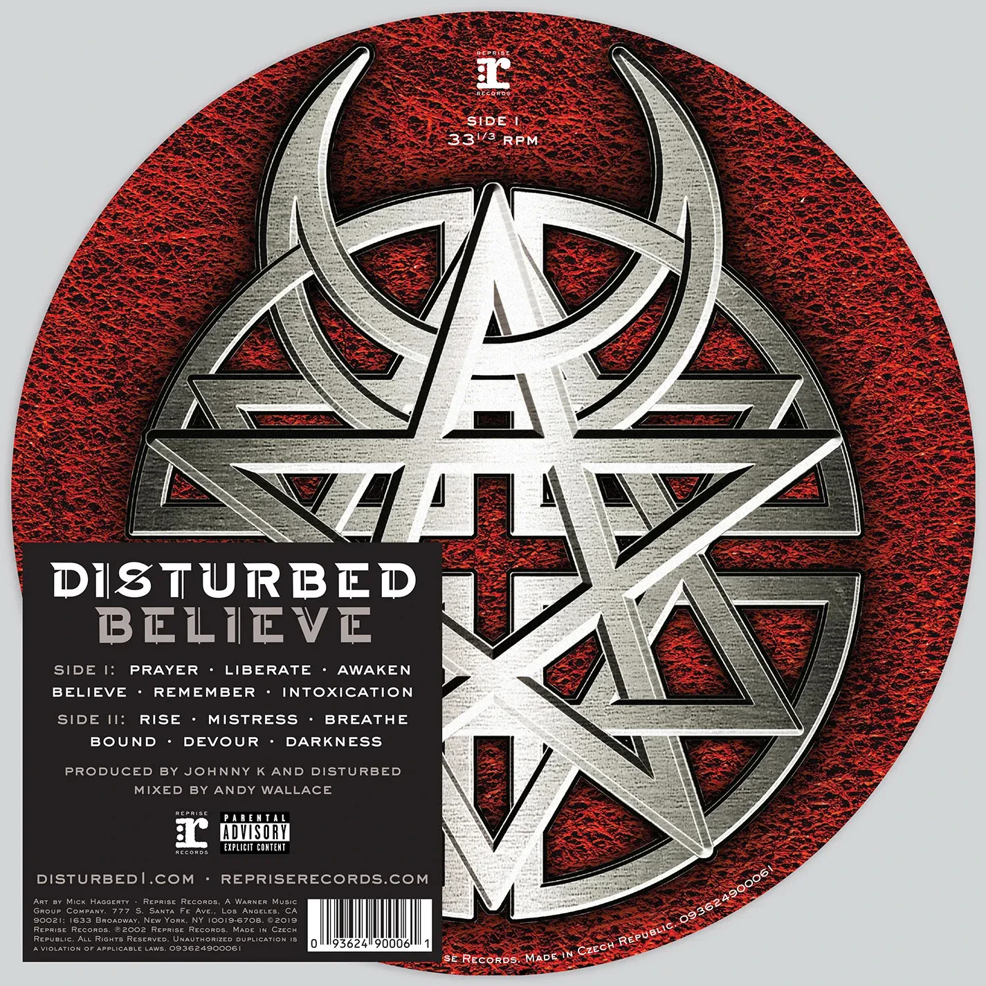 Виниловая пластинка Disturbed – Believe