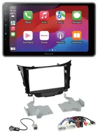 Pioneer MP3 USB DAB Bluetooth 2DIN Autoradio für Hyundai i30 ab 2012 AUX USB