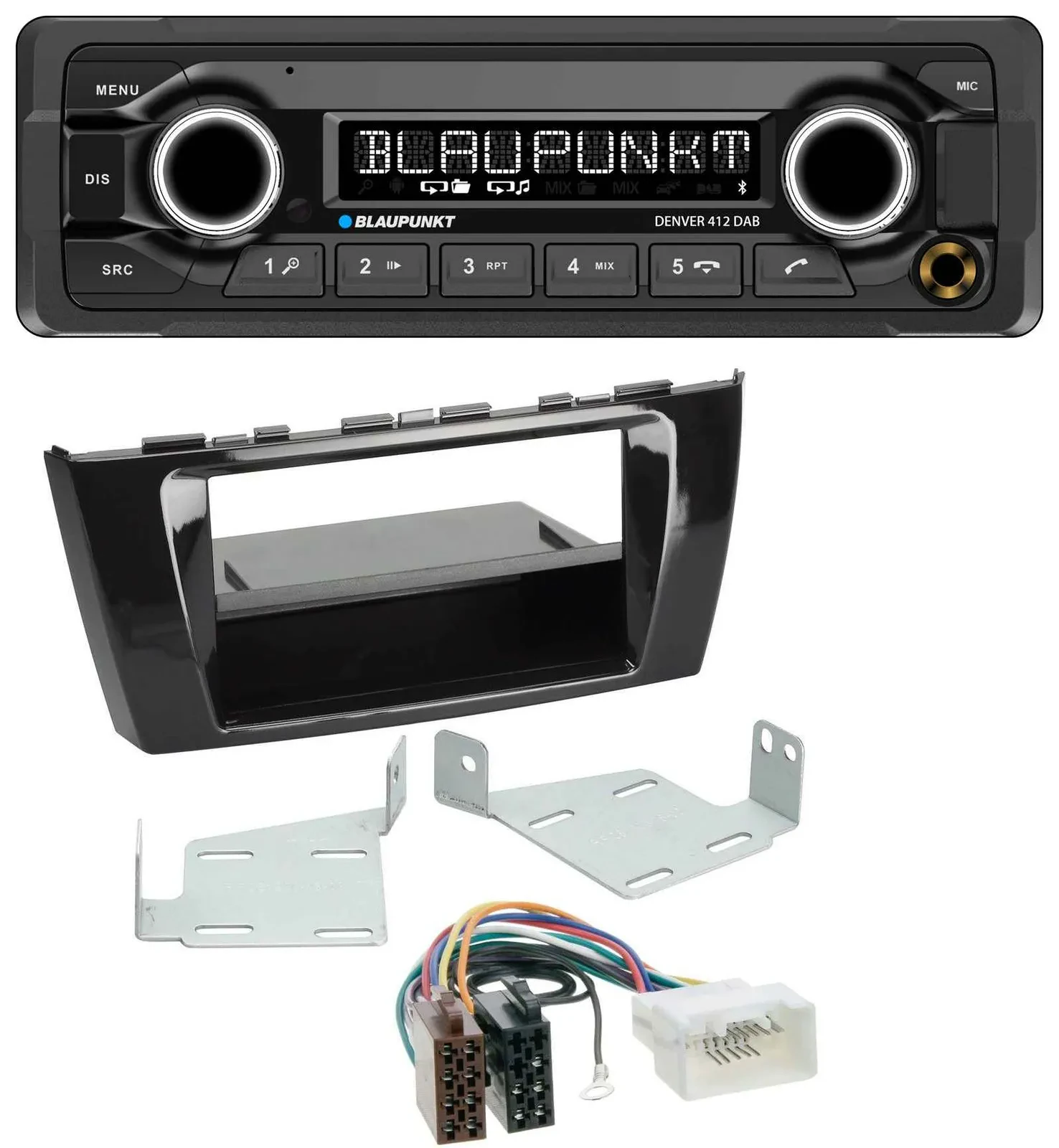 Blaupunkt Bluetooth DAB MP3 USB Autoradio für Mitsubishi Space Star A00 ab 13 Ab