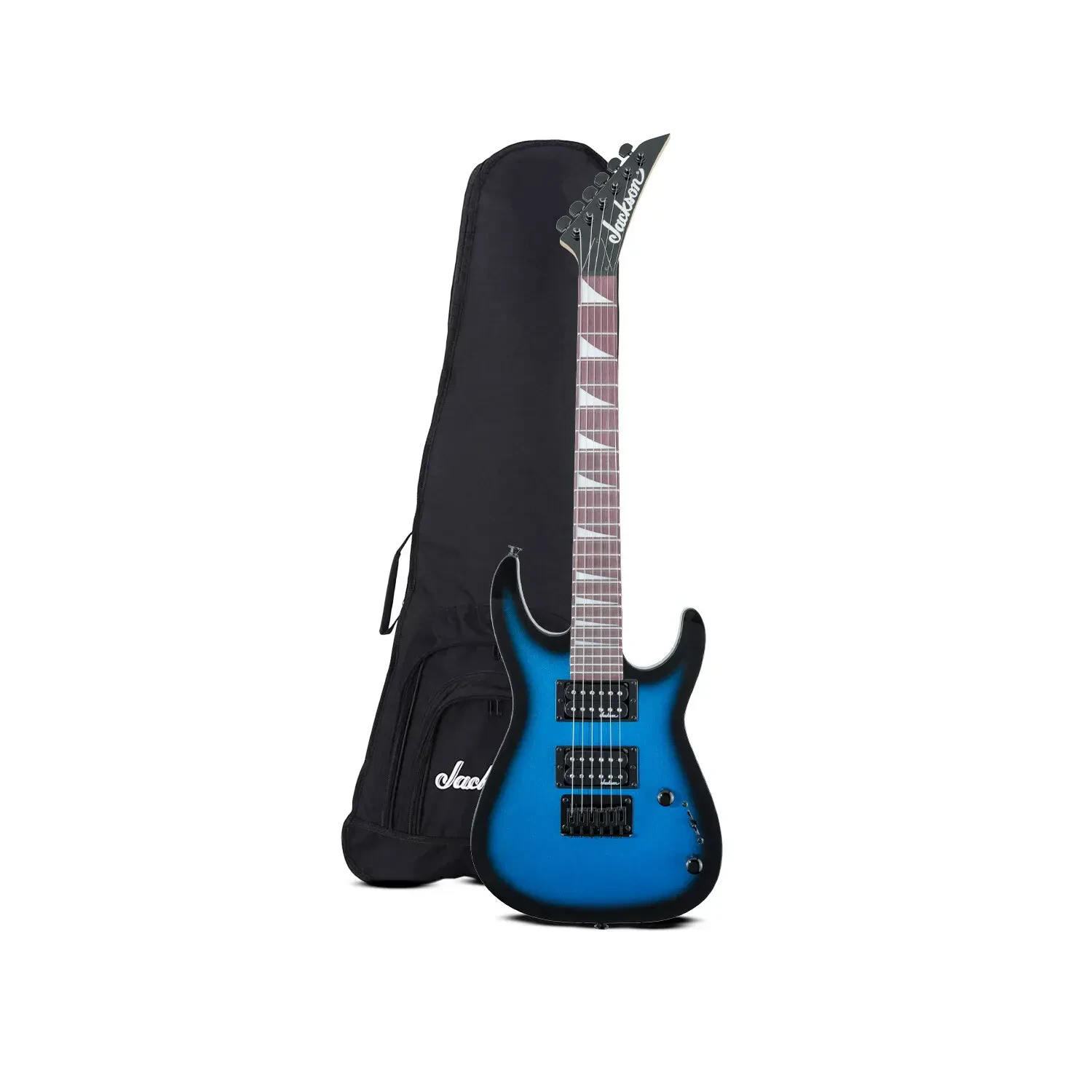 Электрогитара Jackson JS1X JS Series Dinky Minion Metallic Blue Burst с чехлом