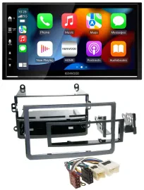 Автомагнитола для Nissan 350Z Kenwood 2DIN, DAB, USB, Bluetooth, MP3