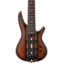 Бас-гитара Ibanez Premium SR1356B 6-String Electric Bass Dual Mocha Burst Flat