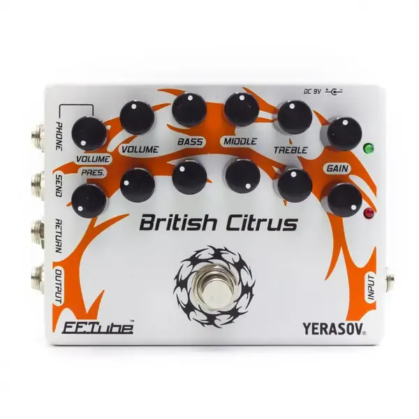 Напольный предусилитель для электрогитары Yerasov FETube BC-5 Citrus British