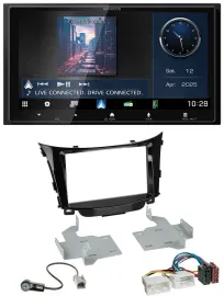 Автомагнитола для Hyundai i30 Kenwood 2-DIN Bluetooth USB DAB MP3