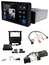 Pioneer DAB Lenkrad Bluetooth USB Autoradio für Chevrolet Cruze ab 2016 klavier