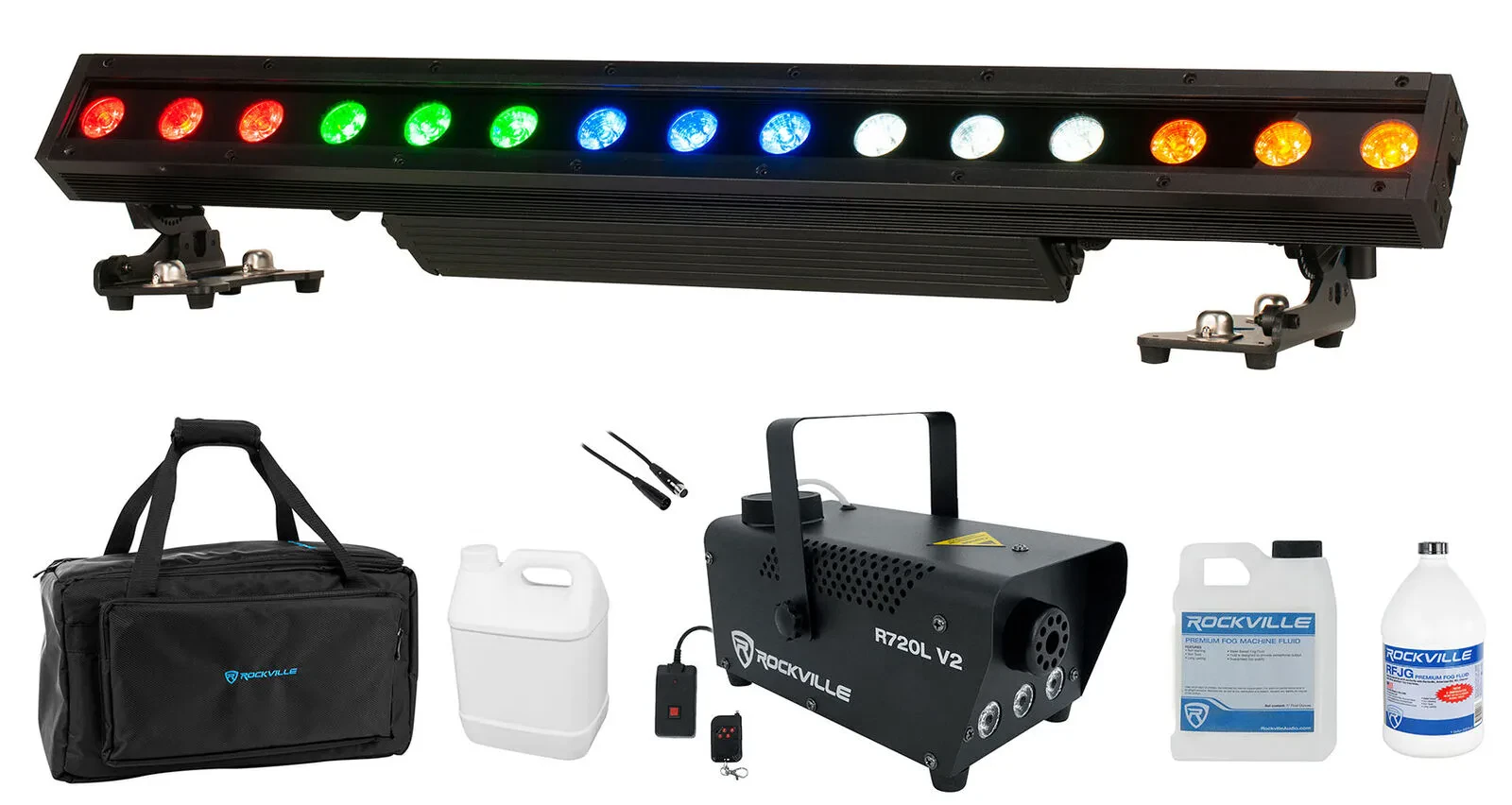 Комплект светового оборудования American DJ 15 Hex Bar IP+R720L V2+BAG1200+RDX5M10-1