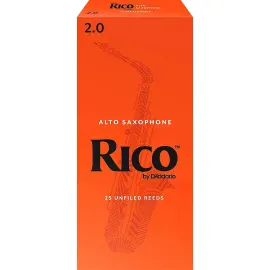 Б/У Трости для альт-саксофона Rico Alto Saxophone Reeds сила 2 (набор, 25 шт)