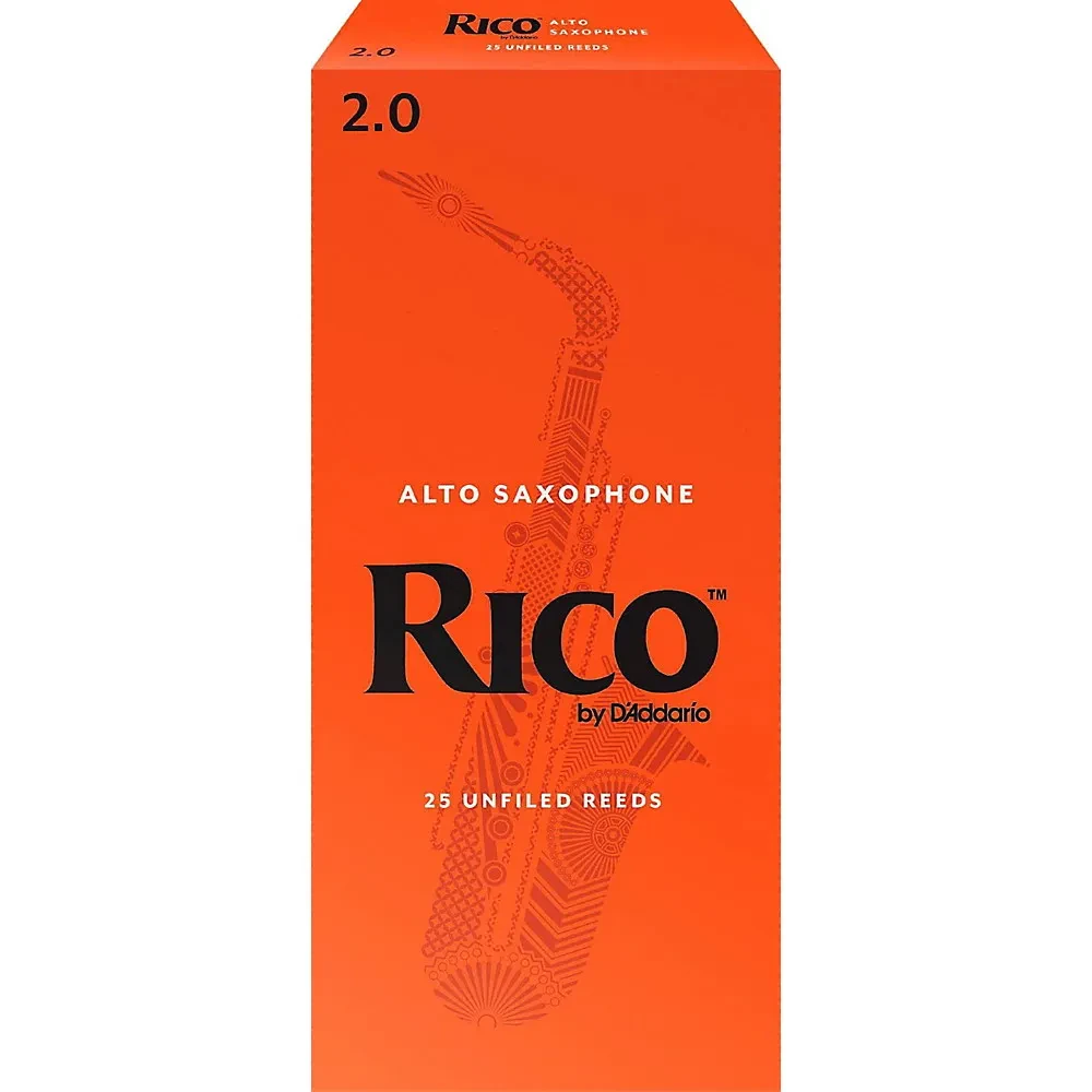 Б/У Трости для альт-саксофона Rico Alto Saxophone Reeds сила 2 (набор, 25 шт)