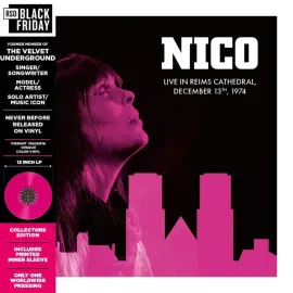 Виниловая пластинка Nico – Live in Reims Cathedral 1974 (Релиз 2025), ярко-малиновый непрозрачный винил