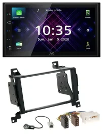 JVC DAB 2DIN MP3 Bluetooth USB Autoradio für Hyundai Santa Fe 2007-2012