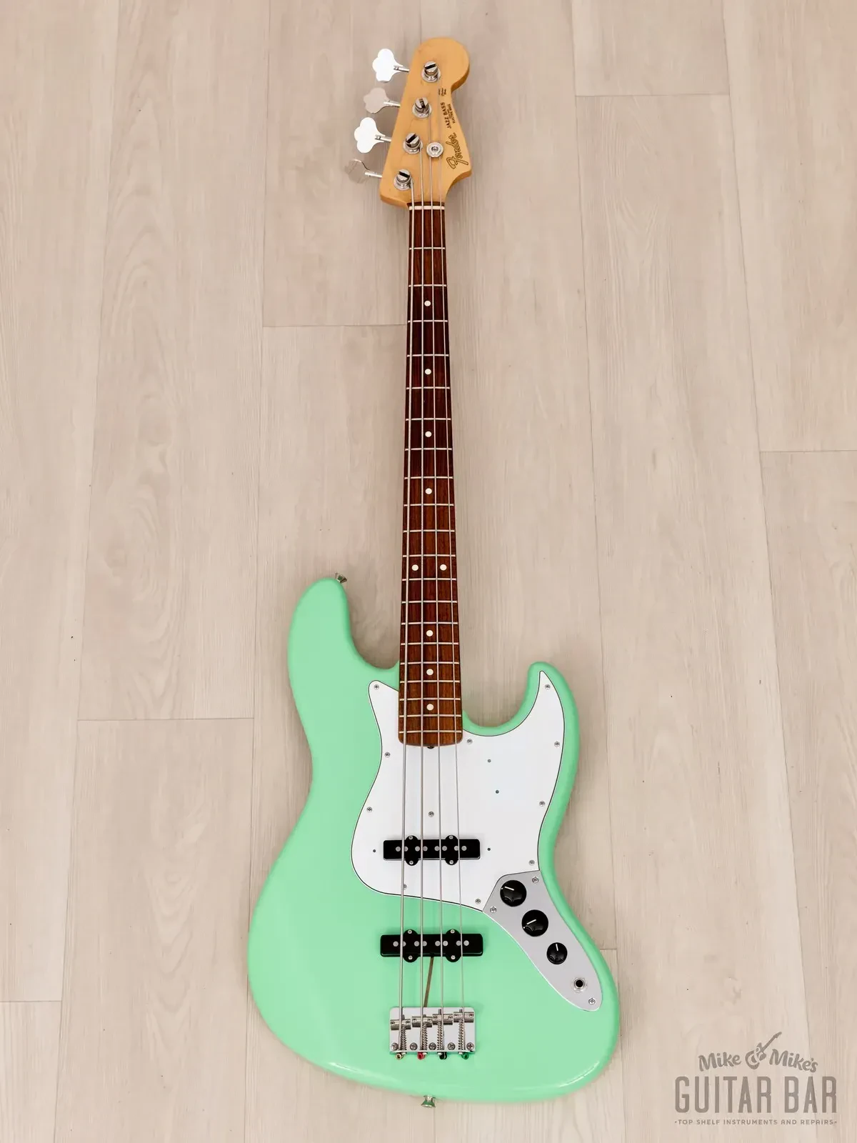 Бас-гитара Fender Hybrid 60s Jazz Bass JJ Surf Green w/gigbag Japan 2017
