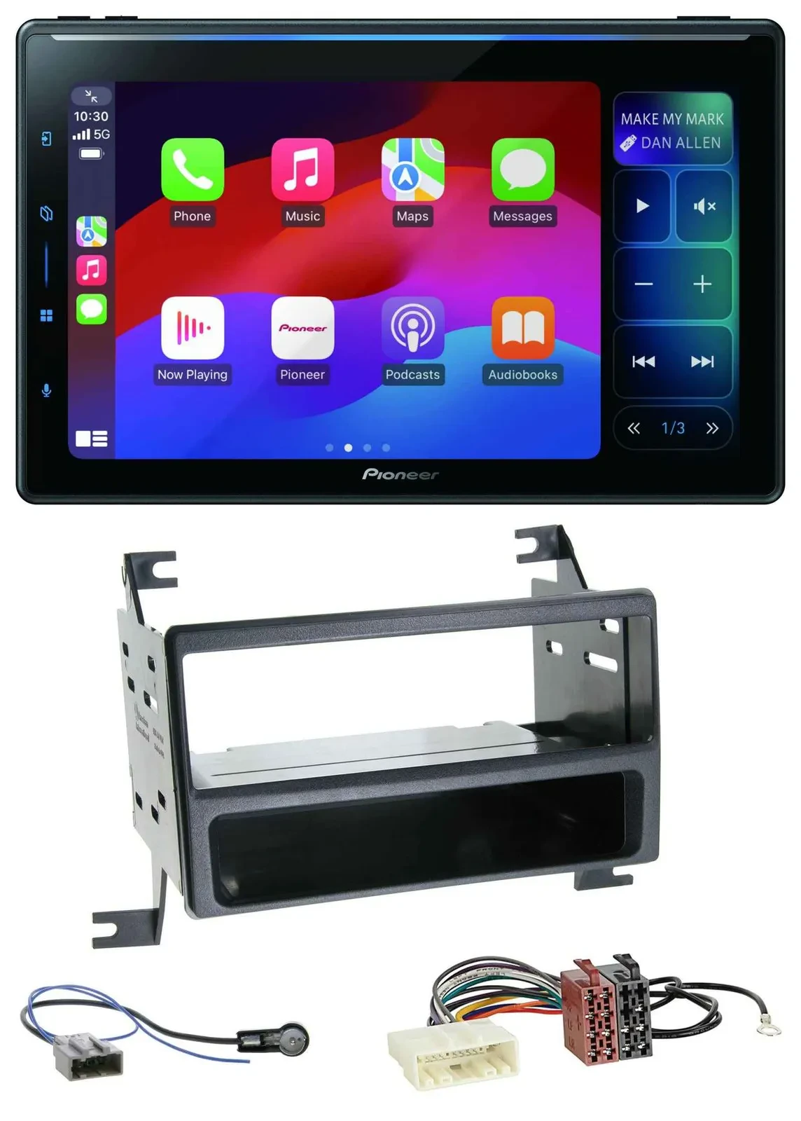 Pioneer Bluetooth DAB MP3 USB Autoradio für Nissan Juke (J15, 2010-2014)