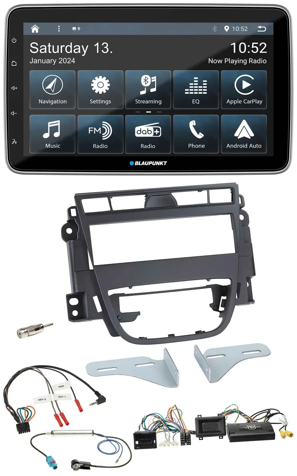 Blaupunkt USB DAB SD Lenkrad Bluetooth Autoradio für Opel Meriva B ab 2010