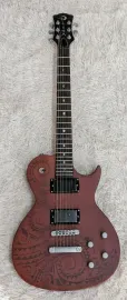 Luna APL TAT Apollo Tattoo Electric Guitar With Wood Body And Satin Finish