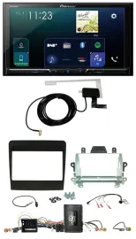 Автомагнитола Pioneer 2-DIN, DAB, USB, Bluetooth, для Porsche 911 (991) 2011–2017, поддержка кнопок на руле