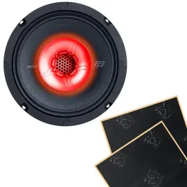 Memphis SRXP62WTv2 6.5" Pro Coaxial Speakers + Damping