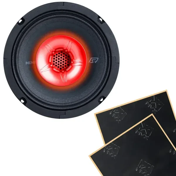 Memphis SRXP62WTv2 6.5" Pro Coaxial Speakers + Damping